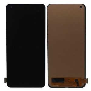 LCD with Touch Screen for Vivo X50 - Black (display glass combo folder)